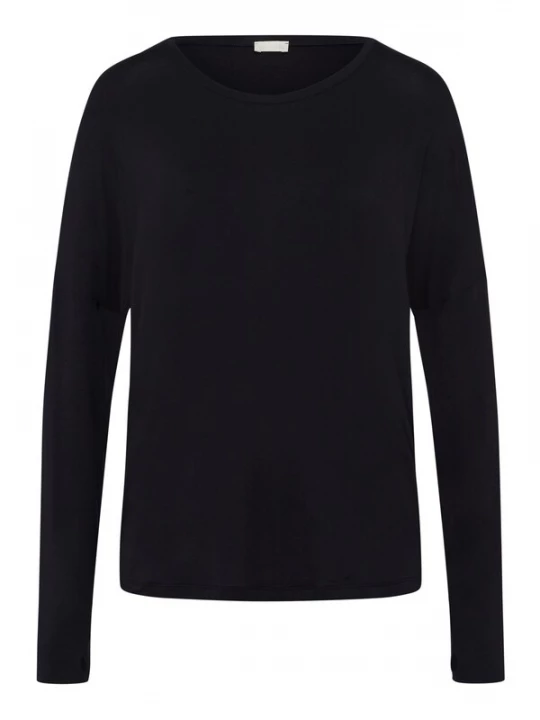 Foto van product Hanro Shirt 'Yoga' zwart