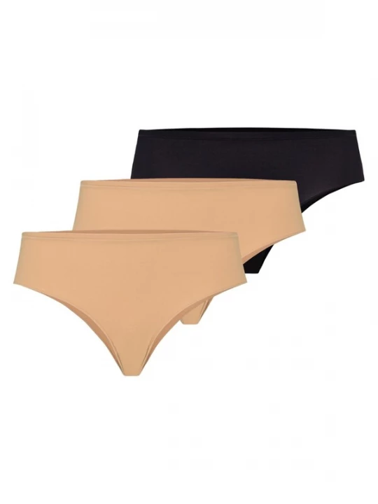 Foto van product Hanro Slip 'Allure' bruin gemêleerd