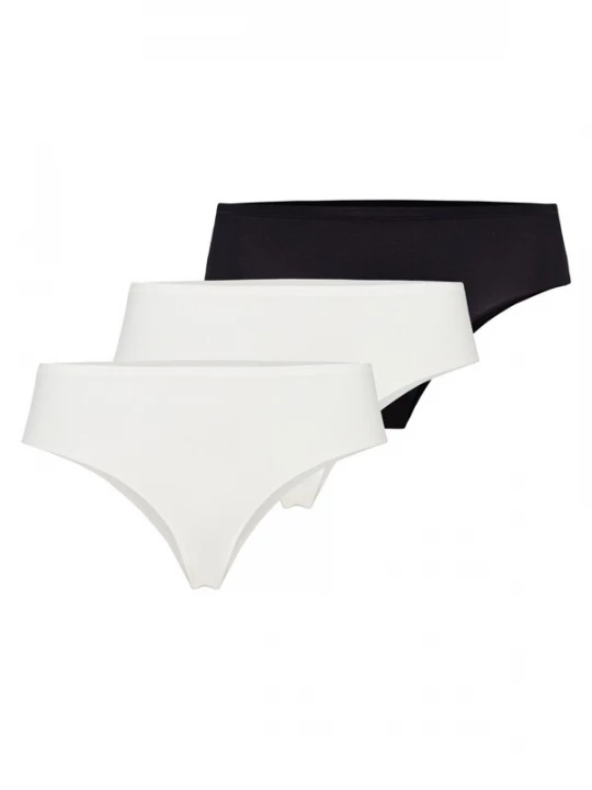 Foto van product Hanro Slip 'Allure' zwart gemêleerd