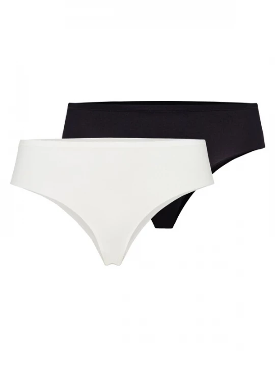 Foto van product Hanro Slip 'Allure' zwart gemêleerd