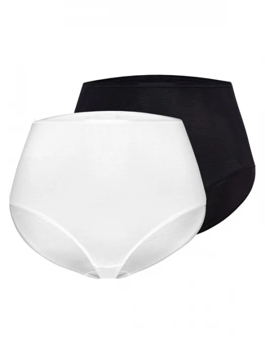 Foto van product Hanro Slip 'Cotton Seamless' zwart gemêleerd