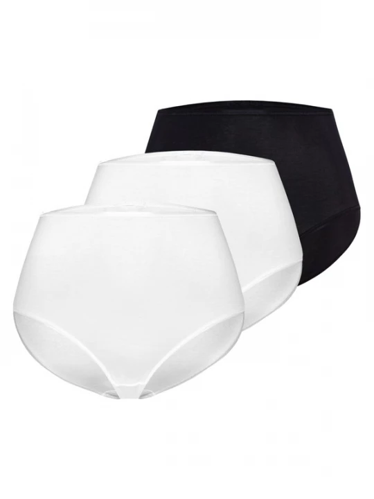 Foto van product Hanro Slip 'Cotton Seamless' zwart gemêleerd