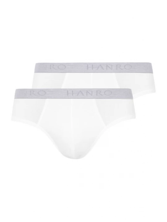 Foto van product Hanro Slip 'Essentials' zilvergrijs / wit