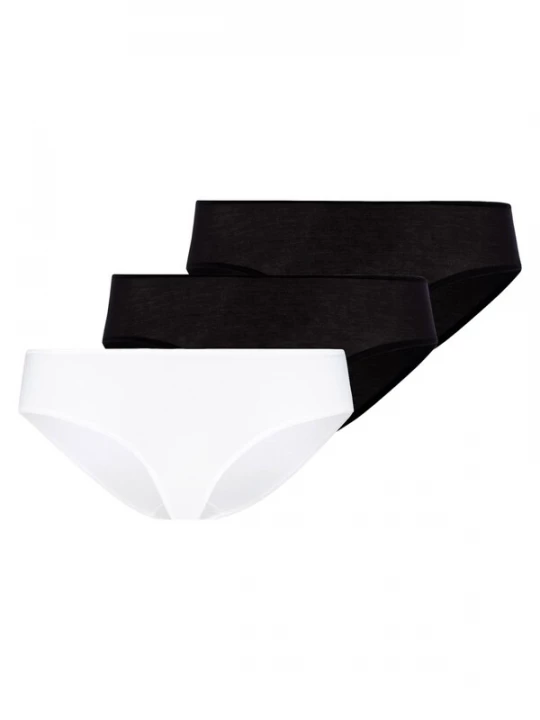 Foto van product Hanro Slip 'Ultralight' zwart gemêleerd