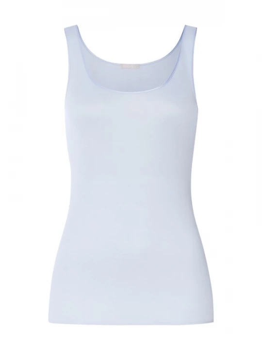 Foto van product Hanro Top ' Cotton Seamless ' lichtblauw
