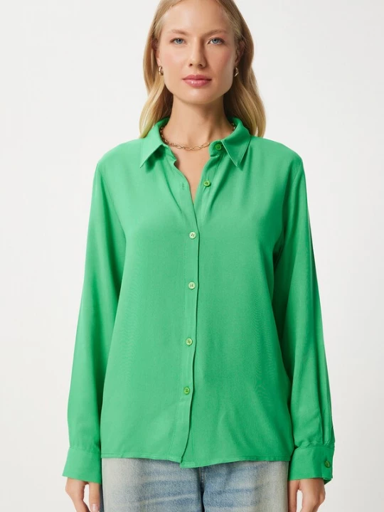 Foto van product Happiness İstanbul Blouse groen Happiness Istanbul