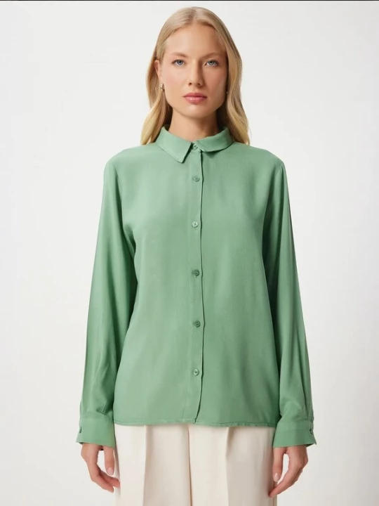 Foto van product Happiness İstanbul Blouse kaki Happiness Istanbul