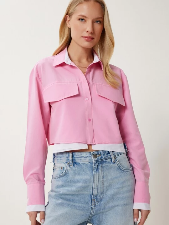 Foto van product Happiness İstanbul Blouse pink Happiness Istanbul