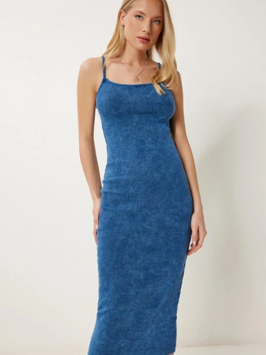 Foto van product Happiness İstanbul Jurk donkerblauw Happiness Istanbul