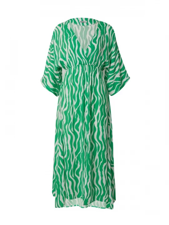 Foto van product Happiness İstanbul Jurk groen / wit Happiness Istanbul