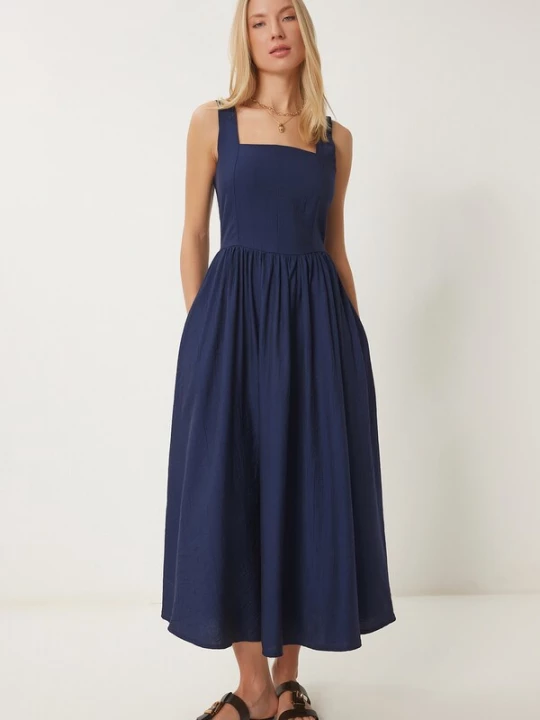 Foto van product Happiness İstanbul Jurk indigo Happiness Istanbul