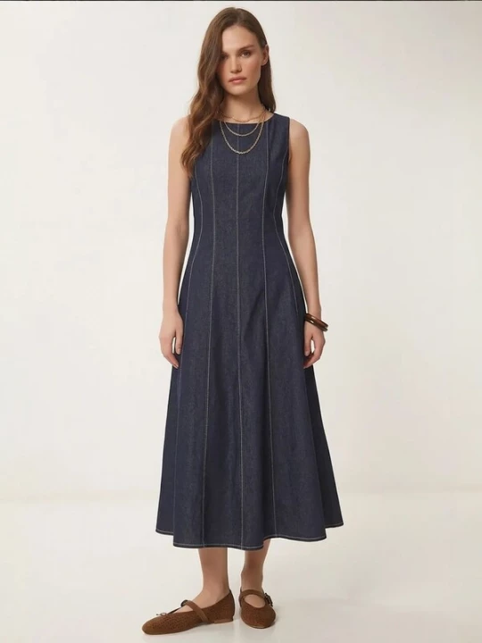 Foto van product Happiness İstanbul Jurk navy Happiness Istanbul