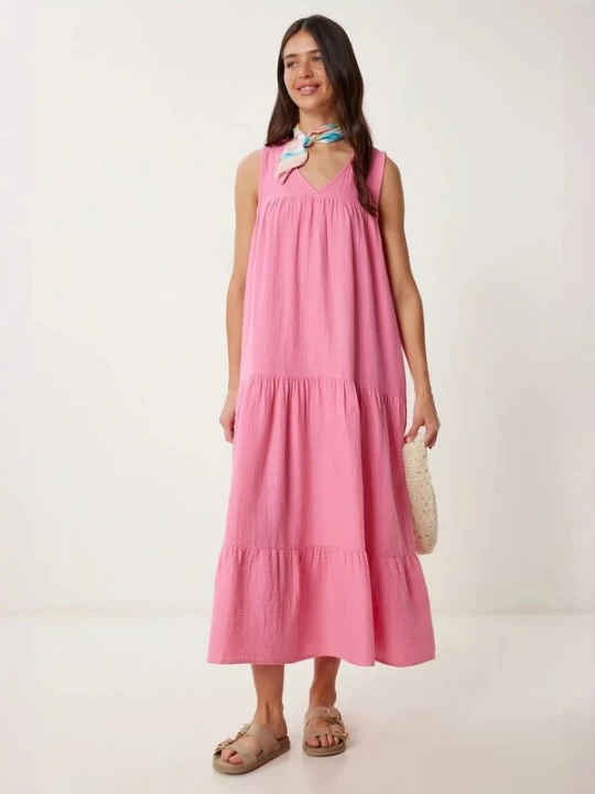Foto van product Happiness İstanbul Jurk pink Happiness Istanbul