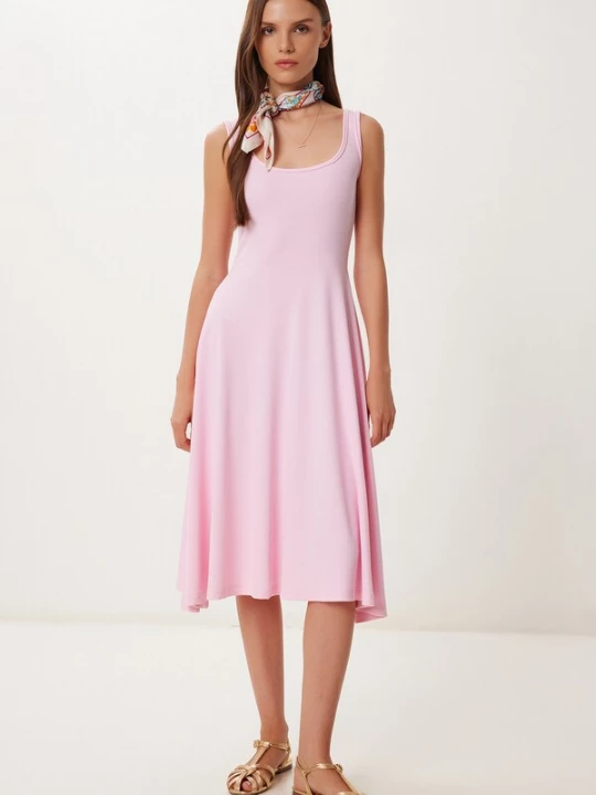Foto van product Happiness İstanbul Jurk rosa Happiness Istanbul