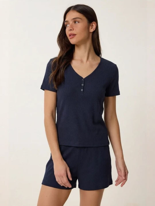 Foto van product Happiness İstanbul Pyjama marine Happiness Istanbul