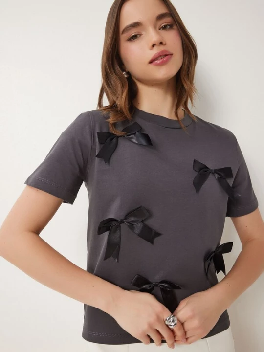 Foto van product Happiness İstanbul Shirt antraciet / zwart Happiness Istanbul