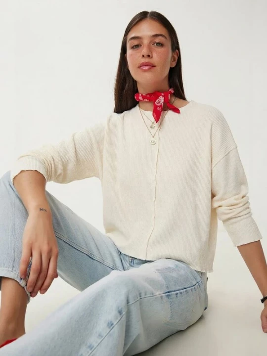 Foto van product Happiness İstanbul Shirt beige Happiness Istanbul