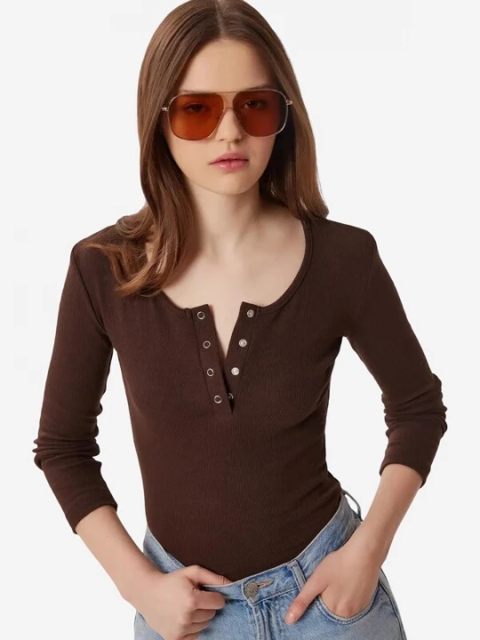 Foto van product Happiness İstanbul Shirt chocoladebruin Happiness Istanbul