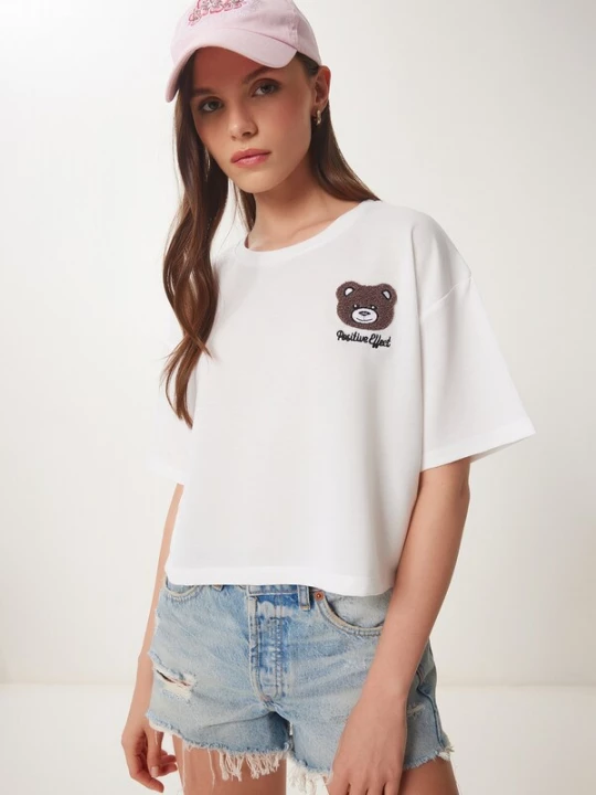 Foto van product Happiness İstanbul Shirt donkerbruin / zwart / wit Happiness Istanbul