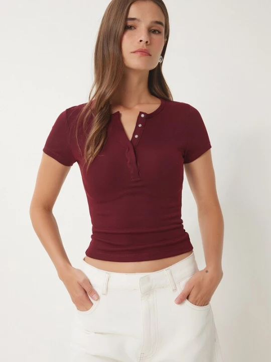 Foto van product Happiness İstanbul Shirt merlot Happiness Istanbul