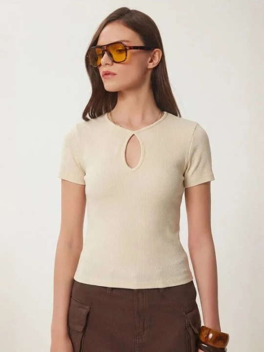 Foto van product Happiness İstanbul Shirt natuurwit Happiness Istanbul