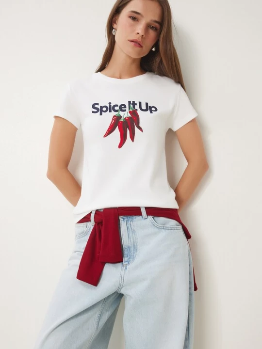 Foto van product Happiness İstanbul Shirt navy / groen / rood / wit Happiness Istanbul
