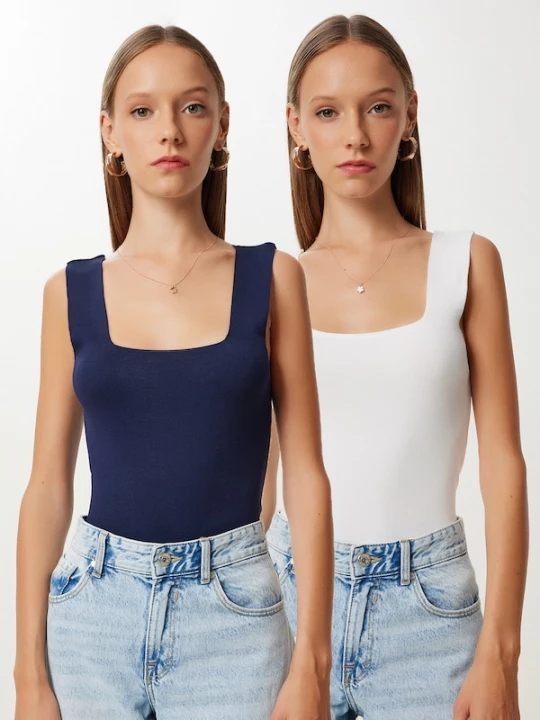 Foto van product Happiness İstanbul Top navy / wit Happiness Istanbul