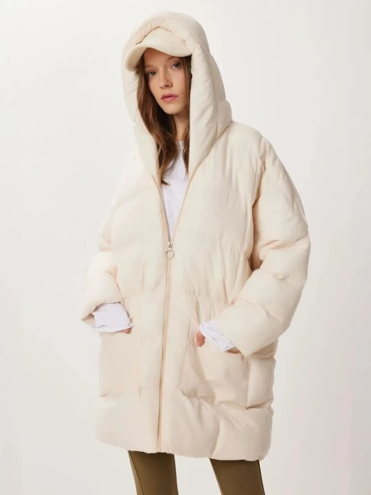 Foto van product Happiness İstanbul Winterjas wolwit Happiness Istanbul