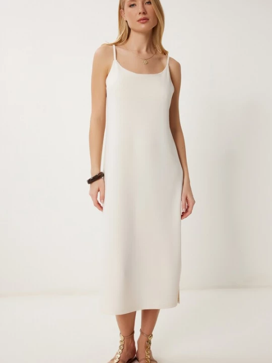 Foto van product Happiness İstanbul Zomerjurk crème Happiness Istanbul
