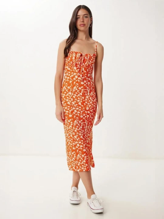 Foto van product Happiness İstanbul Zomerjurk geel / oranje Happiness Istanbul