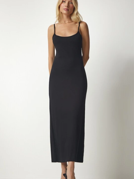 Foto van product Happiness İstanbul Zomerjurk zwart Happiness Istanbul