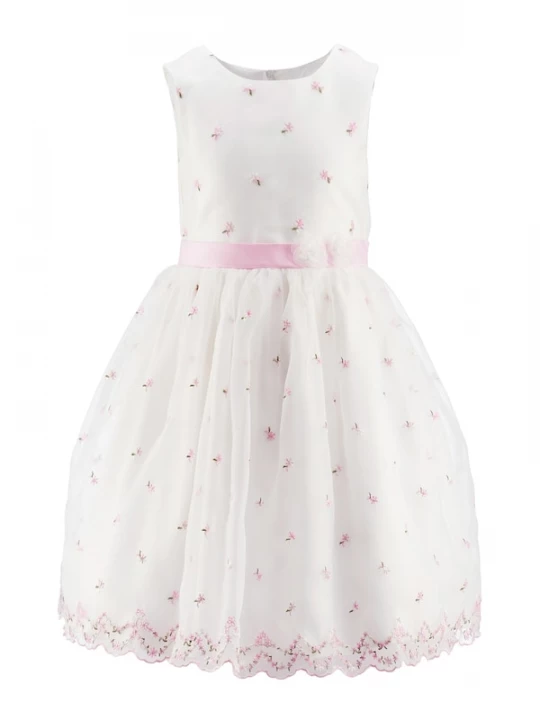 Foto van product happy girls Jurk kiwi / rosa / wit