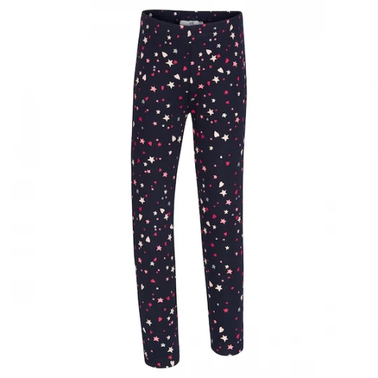 Foto van product happy girls Leggings marine / rosa / grenadine / wit