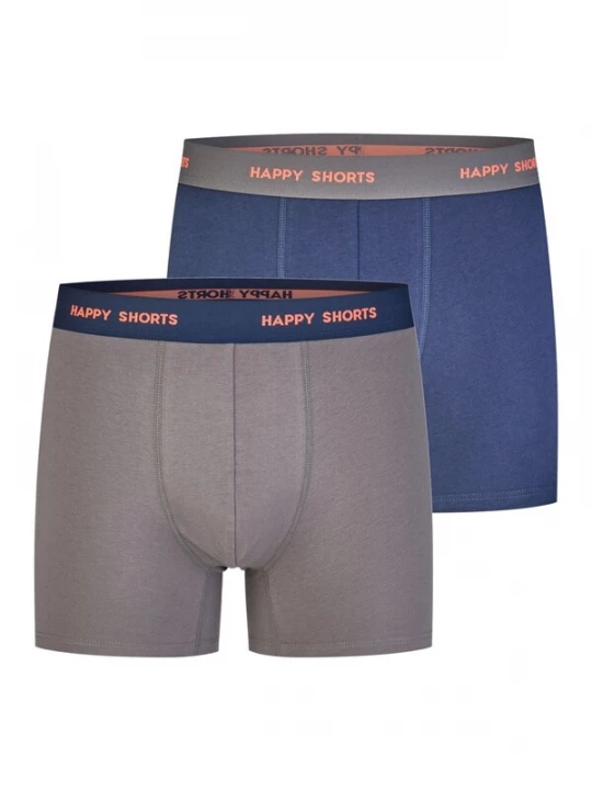 Foto van product Happy Shorts Boxershorts '2 Happy Shorts Jersey Trunk Men's Boxer Shorts Pant' gemengde kleuren