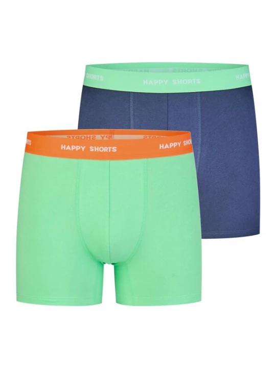 Foto van product Happy Shorts Boxershorts '2 Happy Shorts Jersey Trunk Men's Boxer Shorts Pant' gemengde kleuren