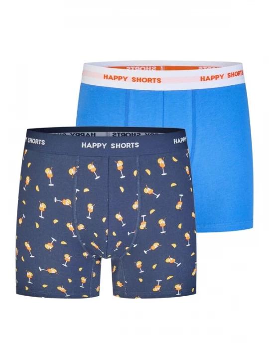 Foto van product Happy Shorts Boxershorts '2 Happy Shorts Jersey Trunk Men's Boxer Shorts Pant' gemengde kleuren