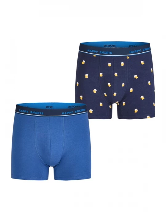Foto van product Happy Shorts Boxershorts ' Bier Fest ' gemengde kleuren