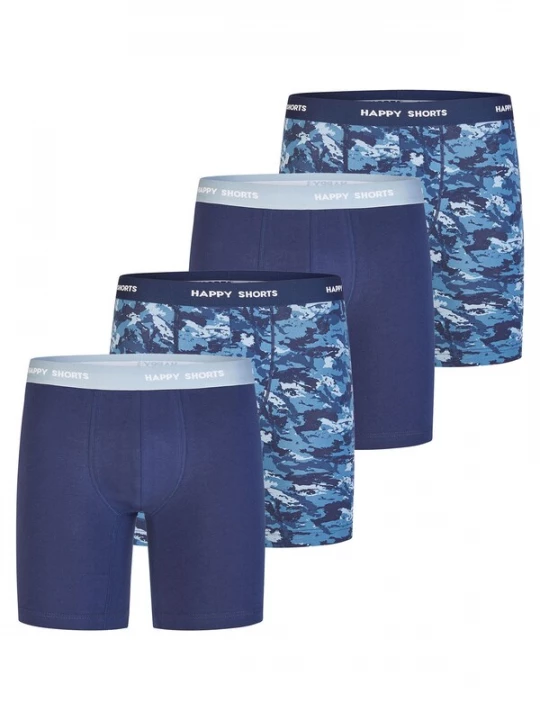 Foto van product Happy Shorts Boxershorts blauw / gemengde kleuren