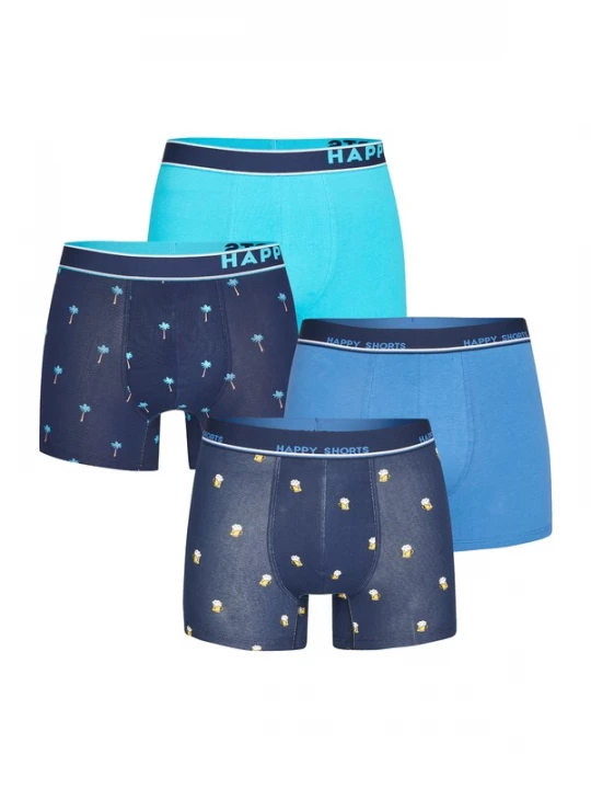Foto van product Happy Shorts Boxershorts blauw / marine / turquoise