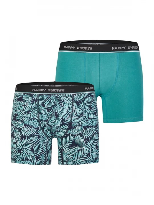 Foto van product Happy Shorts Boxershorts ' Classic ' turquoise / lichtblauw