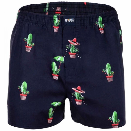 Foto van product Happy Shorts Boxershorts donkerblauw / groen / rood / wit