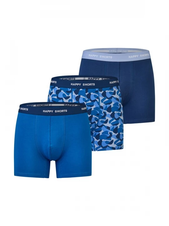 Foto van product Happy Shorts Boxershorts blauw / donkerblauw