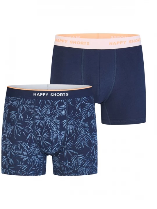 Foto van product Happy Shorts Boxershorts ' Jersey ' blauw / donkerblauw