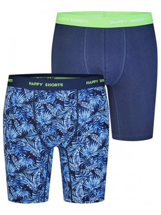 Foto van product Happy Shorts Boxershorts ' Jersey ' blauw / donkerblauw / groen