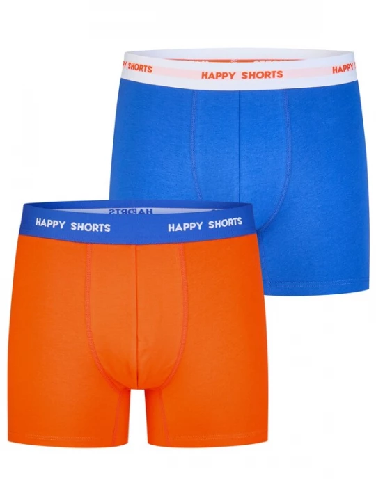 Foto van product Happy Shorts Boxershorts ' Jersey ' blauw / oranje