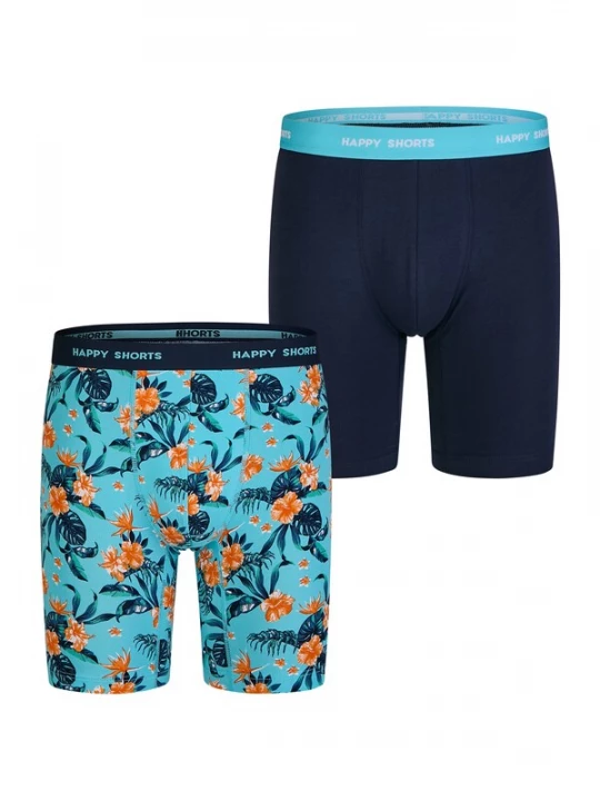 Foto van product Happy Shorts Boxershorts ' Jersey Boxer Briefs ' gemengde kleuren