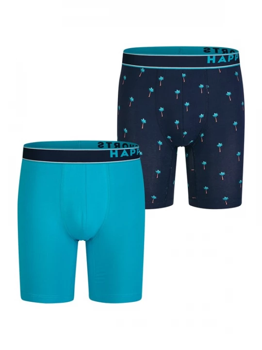 Foto van product Happy Shorts Boxershorts ' Jersey Boxer Briefs ' gemengde kleuren