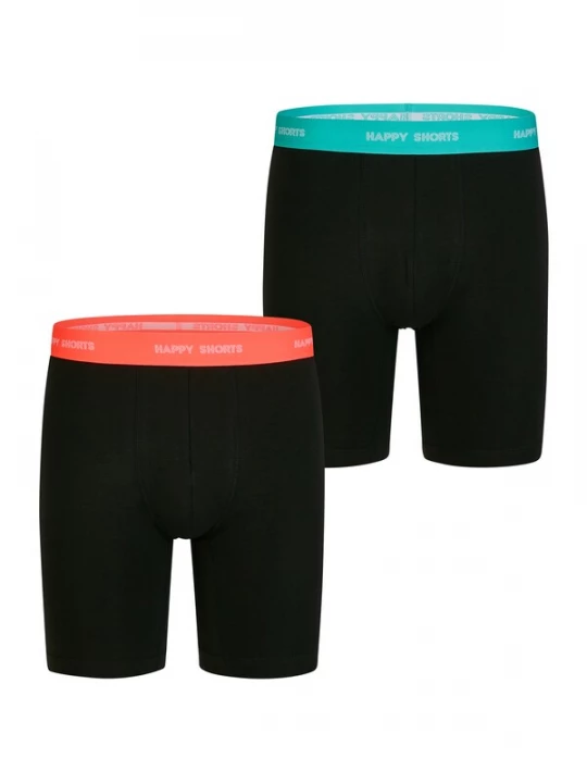 Foto van product Happy Shorts Boxershorts ' Jersey Boxer Briefs ' zwart