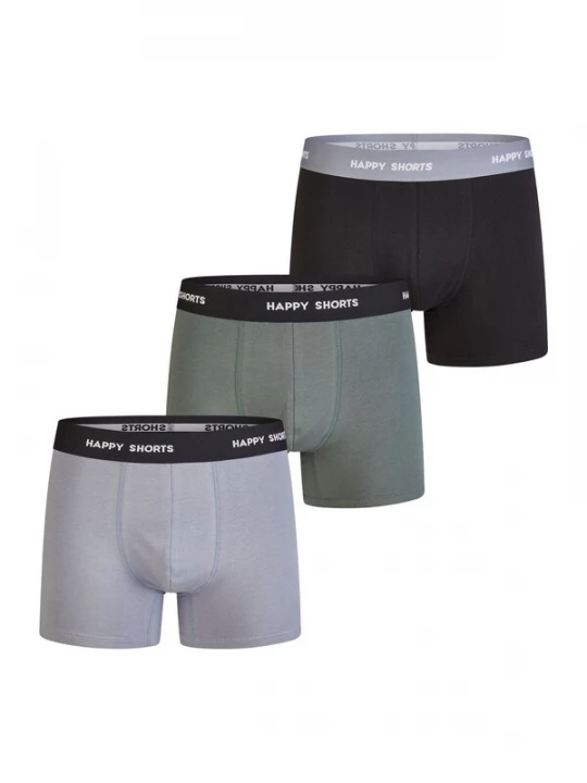 Foto van product Happy Shorts Boxershorts ' Jersey ' grijs