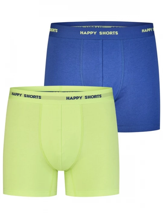 Foto van product Happy Shorts Boxershorts ' Jersey ' navy / citroen / lichtgeel